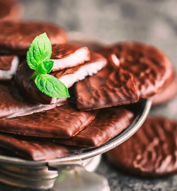 Punjene čokoladice s okusom peperminta
