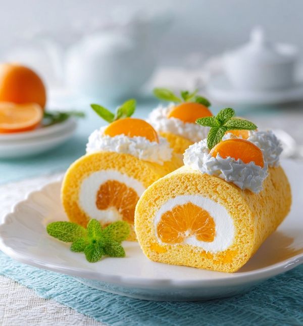 Rolada od sira i mandarina