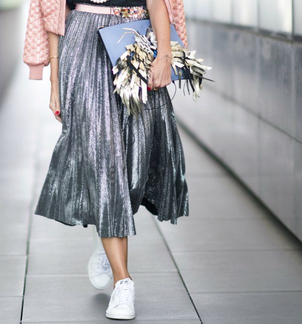 Lepršava suknja midi kroja