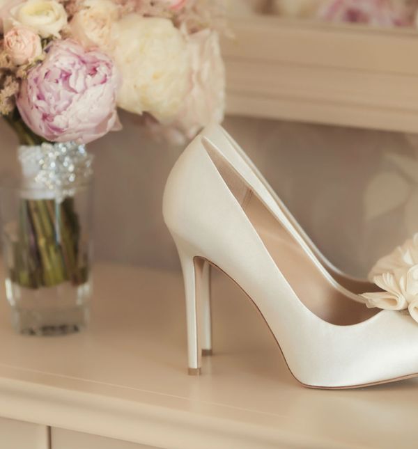 Štikle u nježnoj nijansi klasičan su izbor za vjenčanje