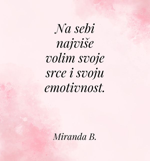 Što volite na sebi?