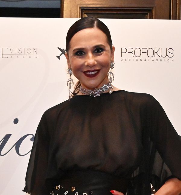 Borna Kotromanić na reviji Ivice Skoke u zagrebačkom HNK