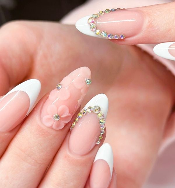 3D francuska manikura