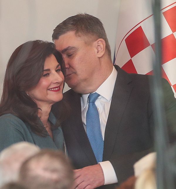 Najnježniji trenutak Sanje Musić Milanović i Zorana Milanovića na inauguraciji
