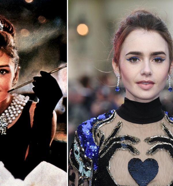 Audrey Hepburn i Lily Collins