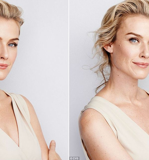 Ista fotografija koja je retuširana (lijevo) i neretuširana (desno)