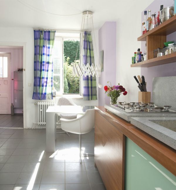 Kuhinja u zelenoj boji