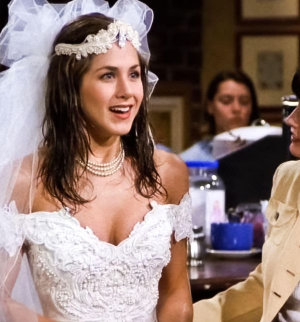 Rachel Green u vjenčanici u prvoj epizodi prve sezone serije 'Prijatelji'