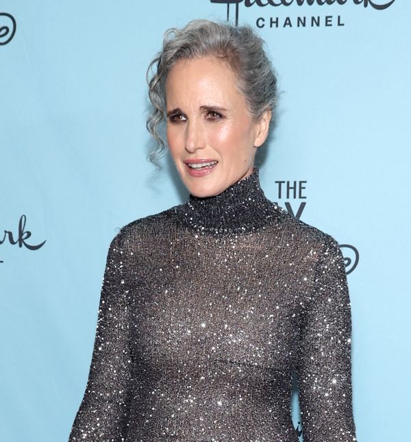 Andie MacDowell u Balenciaga haljini