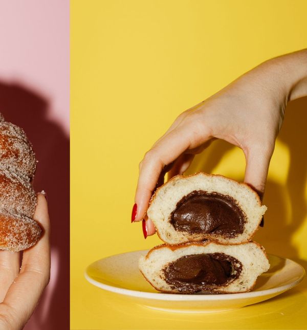 Splitski ugostitelj Ivan Marin i njegova supruga u Splitu su pripremili spoj kroasana i krafne