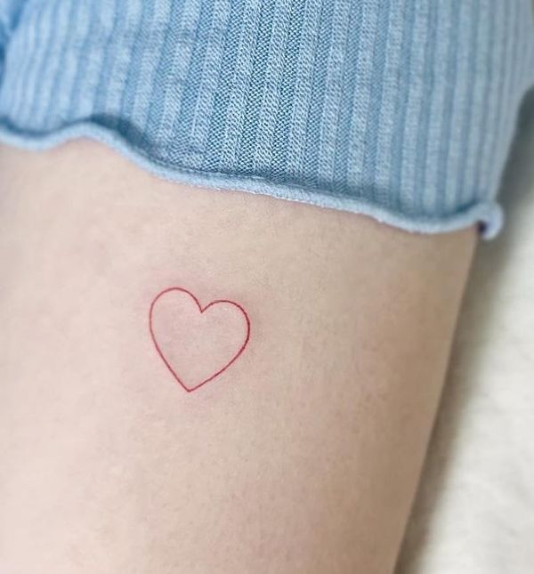 Minimalističke tetovaže s motivom srca