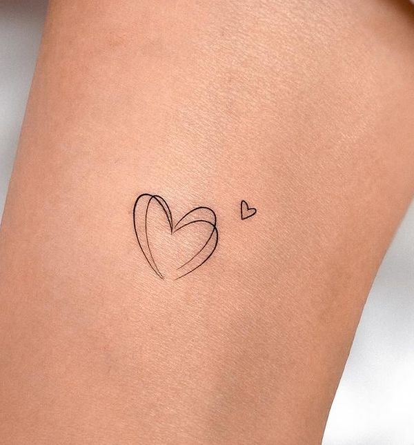 Minimalističke tetovaže s motivom srca
