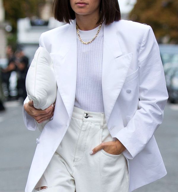 Bijelo od glave do pete u street style izdanju s Tjedna mode