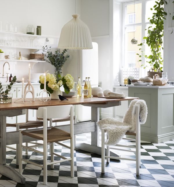 Uzorak šahovnice u interijeru