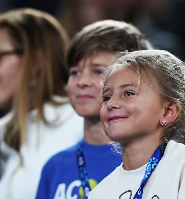 Tara, brat Stefan i Jelena Đoković nakon Novakove pobjede