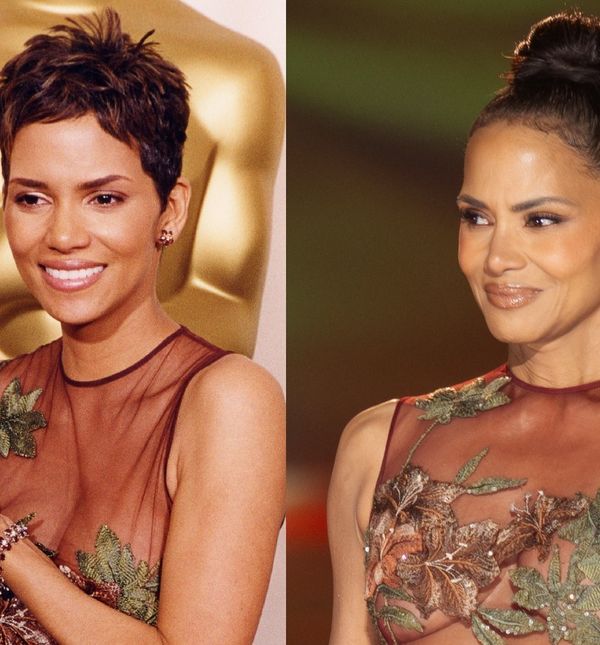 Halle Berry 2002. i 2024. godine u istoj haljini s potpisom Elieja Saaba
