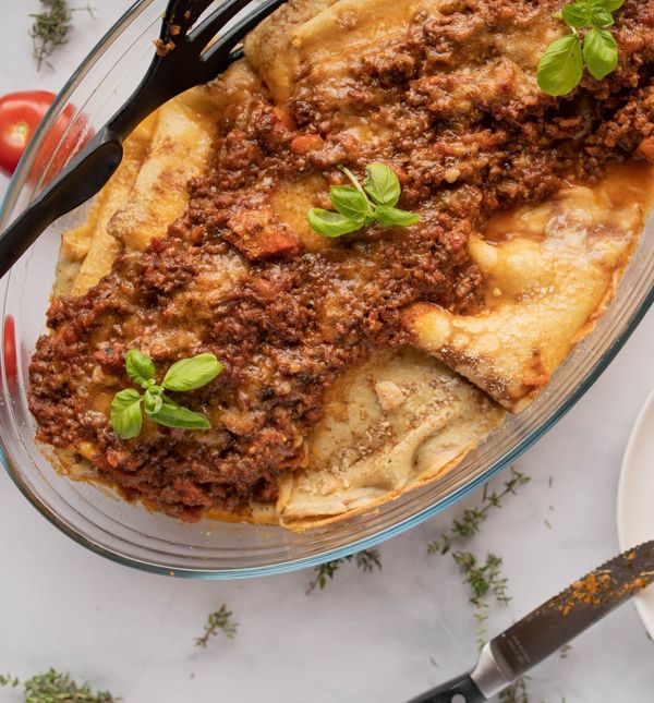 Zapečene palačinke s mesom