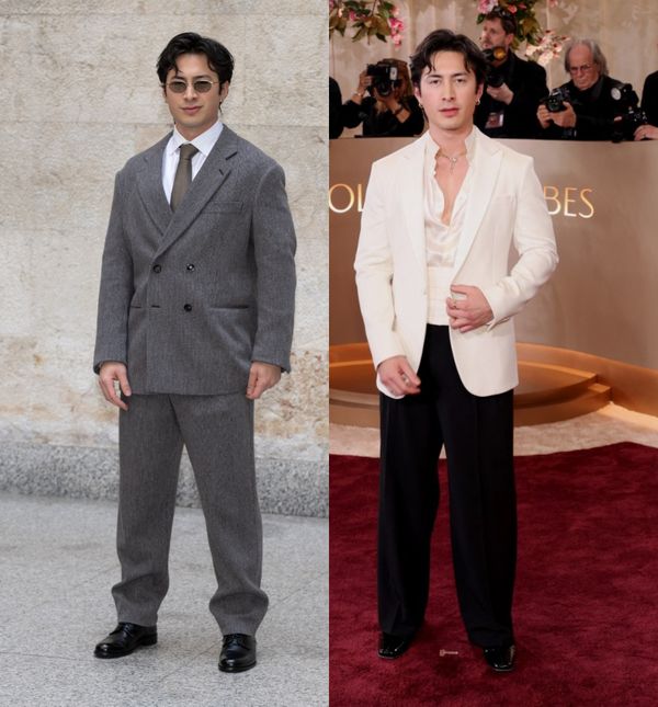 Hudson Williams u dva Armanijeva odijela - kroj desnog mu vidno bolje pristaje