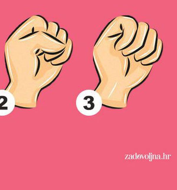 Šaka stisnuta na 3 načina