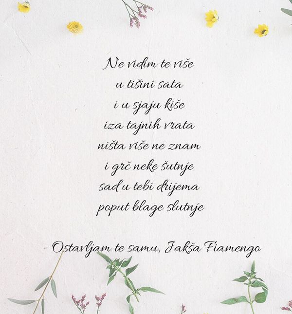 Najljepši stihovi iz pjesama Olivera Dragojevića - 8