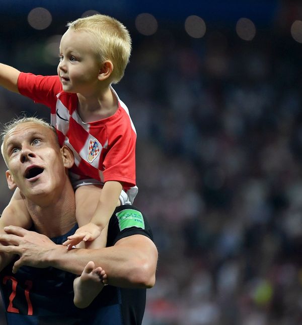 Domagoj i David Vida nakon utakmice s Engleskom