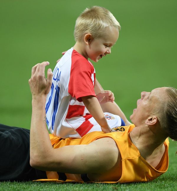 Domagoj i David Vida nakon utakmice s Engleskom