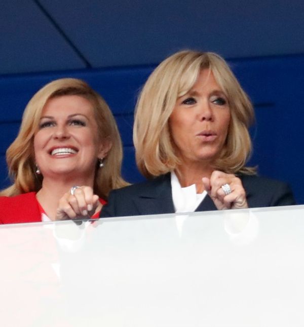 Brigitte Macron i Kolinda Grabar-Kitarović na finalu SP-a