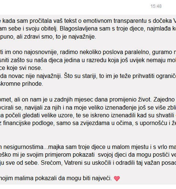 Ivanino iskreno prizanje