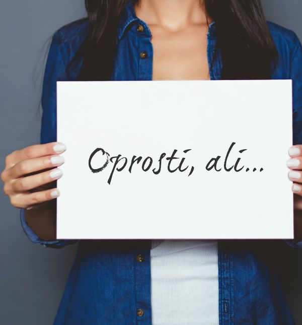 Ponekad isprike ne zvuče iskreno