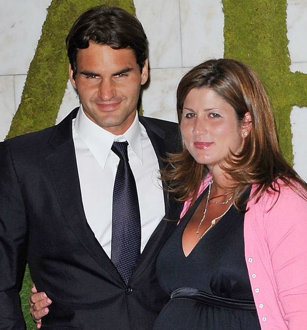 Mirka i Roger Federer neposredno prije rođenja njihovih kćerkica