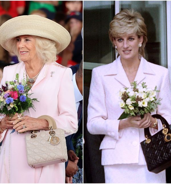 Kraljica Camilla i princeza Diana s Lady Dior torbom