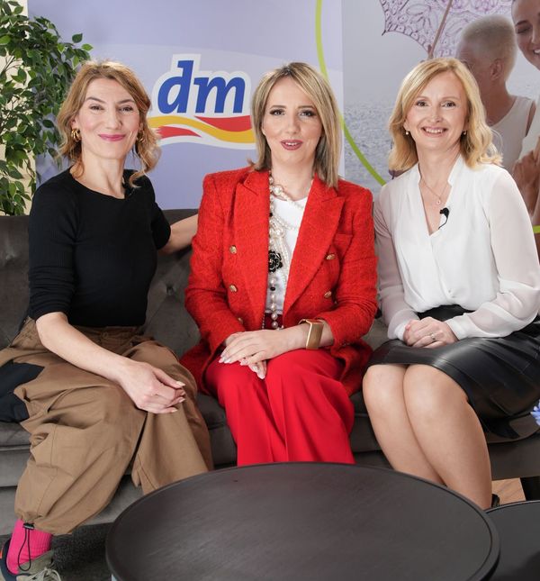 Glumica Daria Lorenci Flatz, voditeljica Anita Galić i dr. med. Jadranka Belan Žuklić