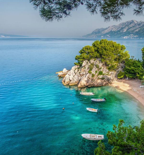 Plaža Podrače, Brela