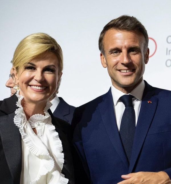 Kolinda Grabar-Kitarović i Emmanuel Macron