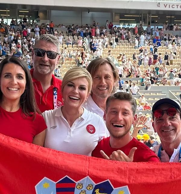 Kolinda Gravar Kitarović na meču Donne Vekić