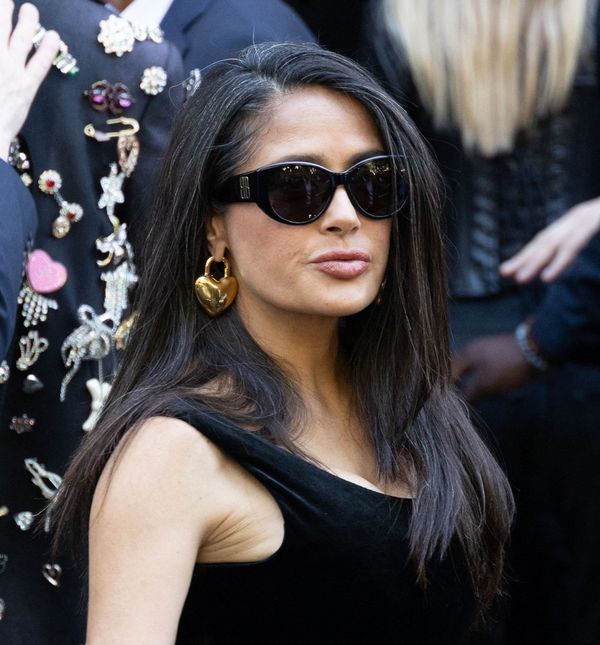 Salma Hayek na Balenciaginoj reviji u Parizu