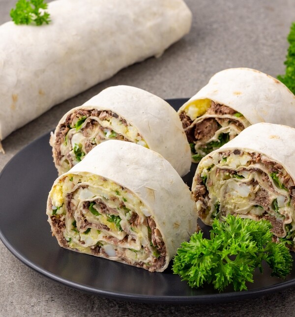 Tortilja s tunom i povrćem
