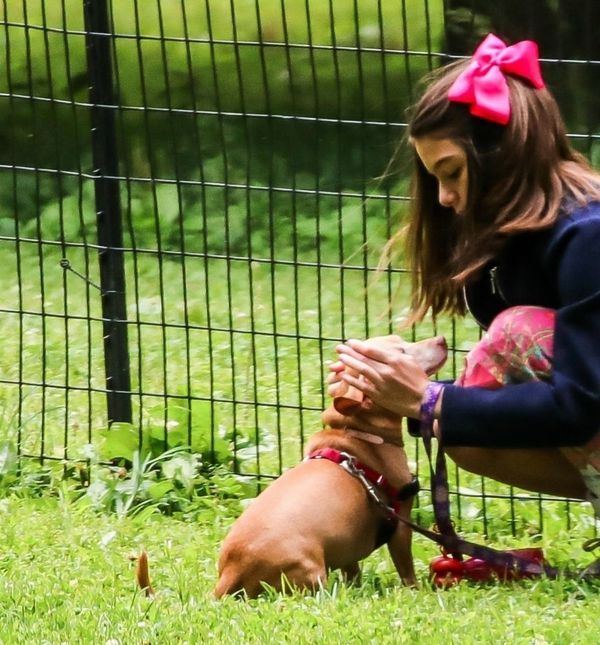 Suri u parku sa svojom čivavom Honey