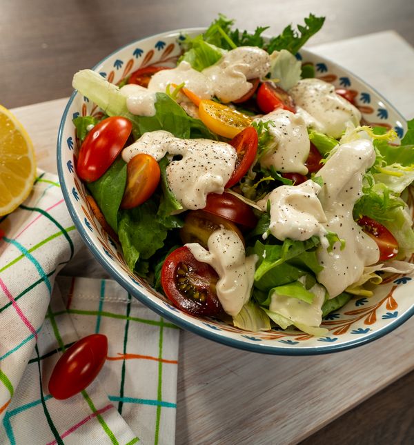 Dressing za salatu od zrnatog sira