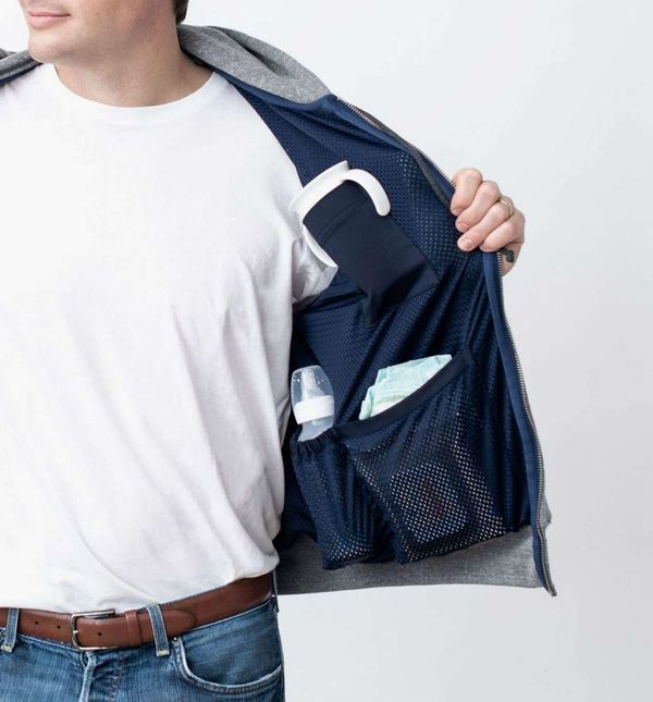 Jakna za tate u koju stanu sve potrepštine za bebu