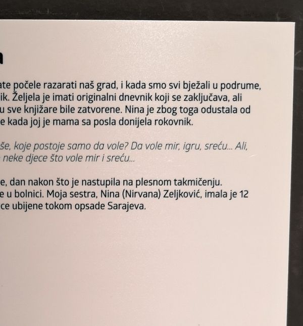 Belma je izgubila sestru Ninu kada je imala samo 12 godina