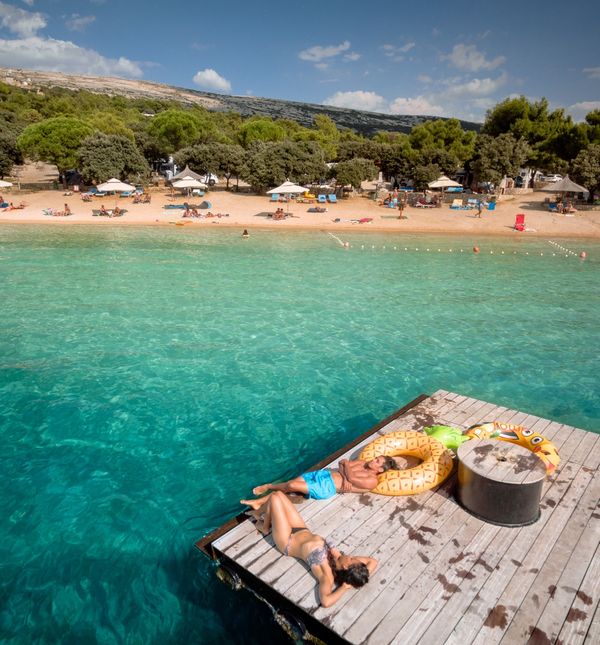 Zlatna plaža na otoku Pagu