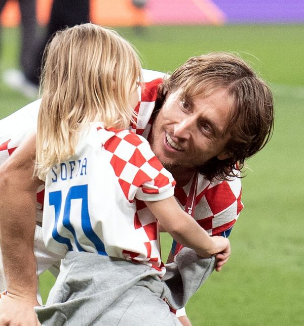 Luka Modrić i kći Sofia