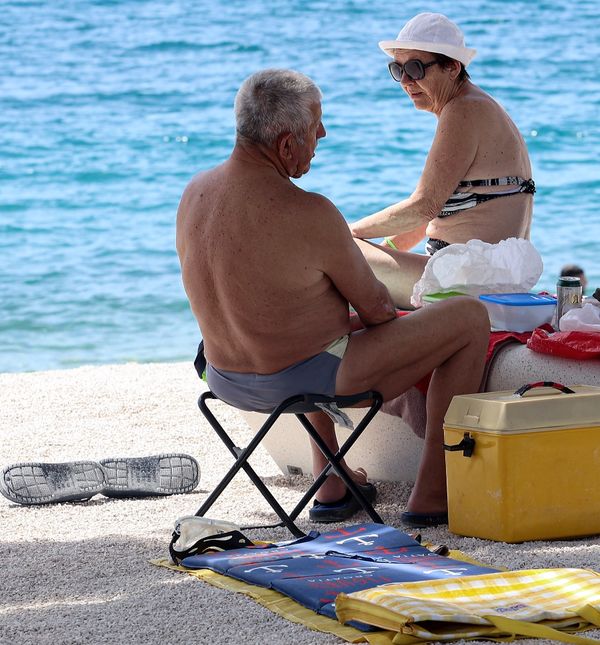 Prizor sa plaže u Žnjanu