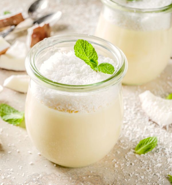 Panna cotta s kokosom