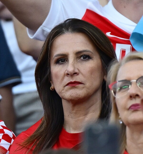 Davorka Dalić na tribinama