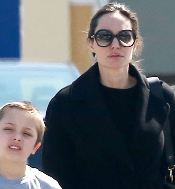 Angelina Jolie u kupovini sa sinom Knoxom