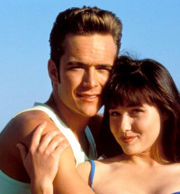 Luke Perry (Dylan) i Shannen Doherty (Brenda)
