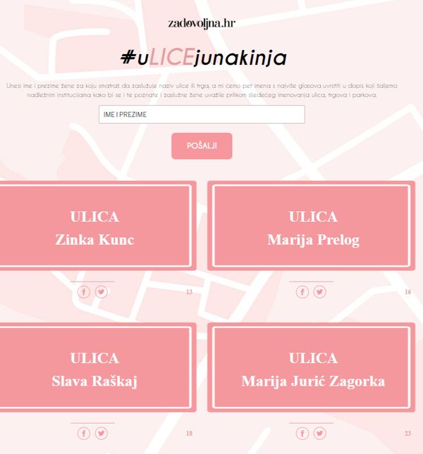 #uLICEjunakinja