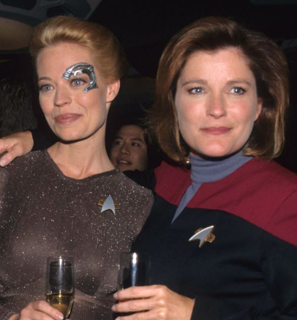 Jeri Ryan (Seven of Nine) i Kate Mulgrew (Kathryn Janeway)